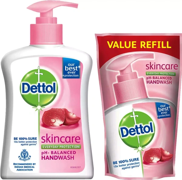 Dettol Handwash Skincare 200ml+ Refill