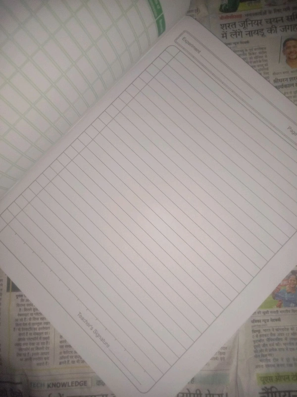 Science Practical book