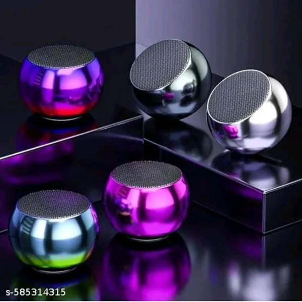 Mini Boost Colorful Wireless Bluetooth Speakers Mini Electrop... - Electric Violet, Free Size