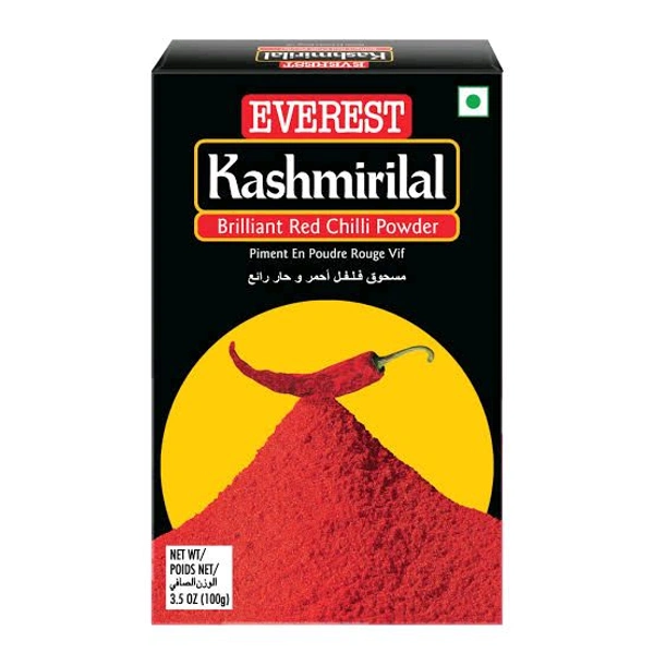 Everest Powder, Kashmirilal Brilliant Red Chilli Powder - 100gm