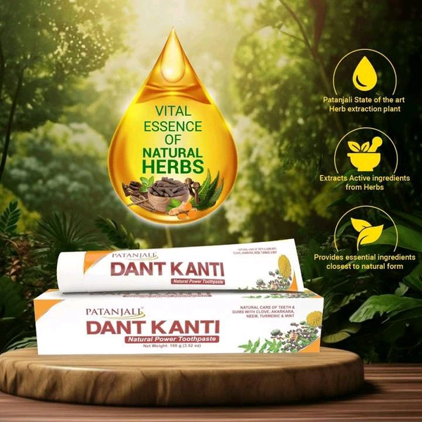 Patanjali Dant Kanti Natural Herbal Toothpaste