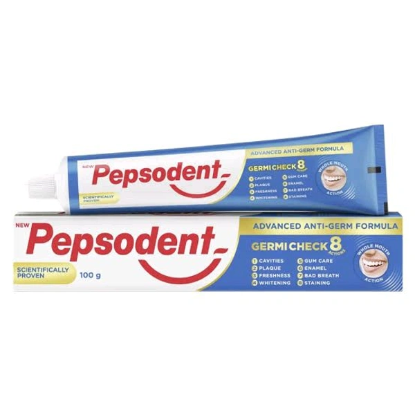 Pepsodent Germi Check 8 Action Toothpaste, 100 gm