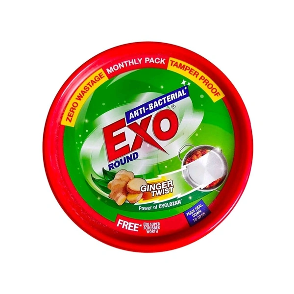 Exo Anti-Bacterial Dishwashing Tub (Ginger Twist) - Free Scrubber