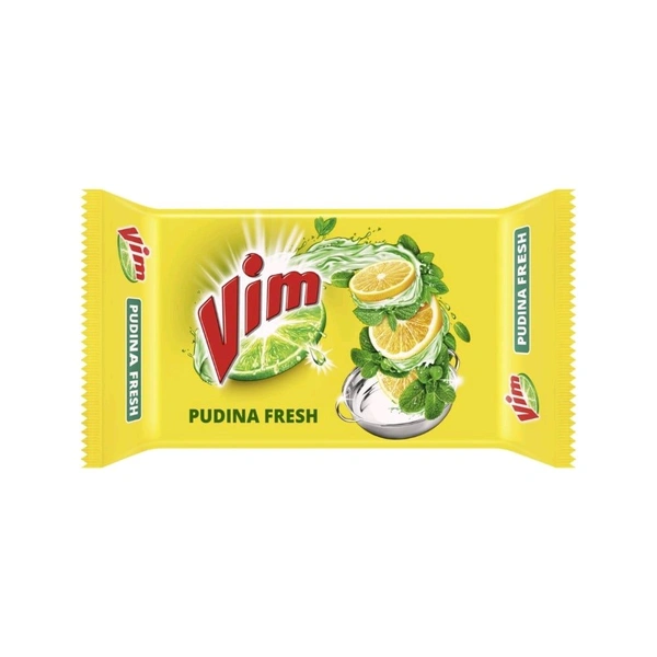 Vim Pudina Anti Smell Dishwash Bar 135g