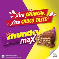 Nestle Munch Max Choco Coated Crunchy Wafer Chocolate