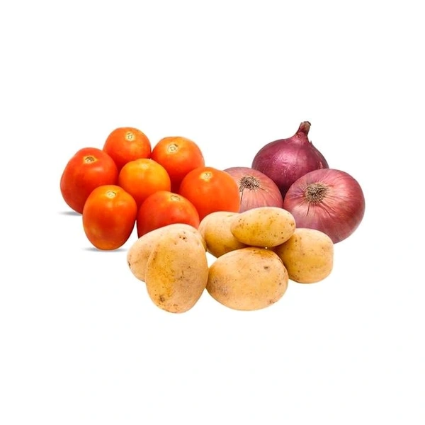 Potato Freshbury + Onion + Hybrid Tomato 500 g Combo