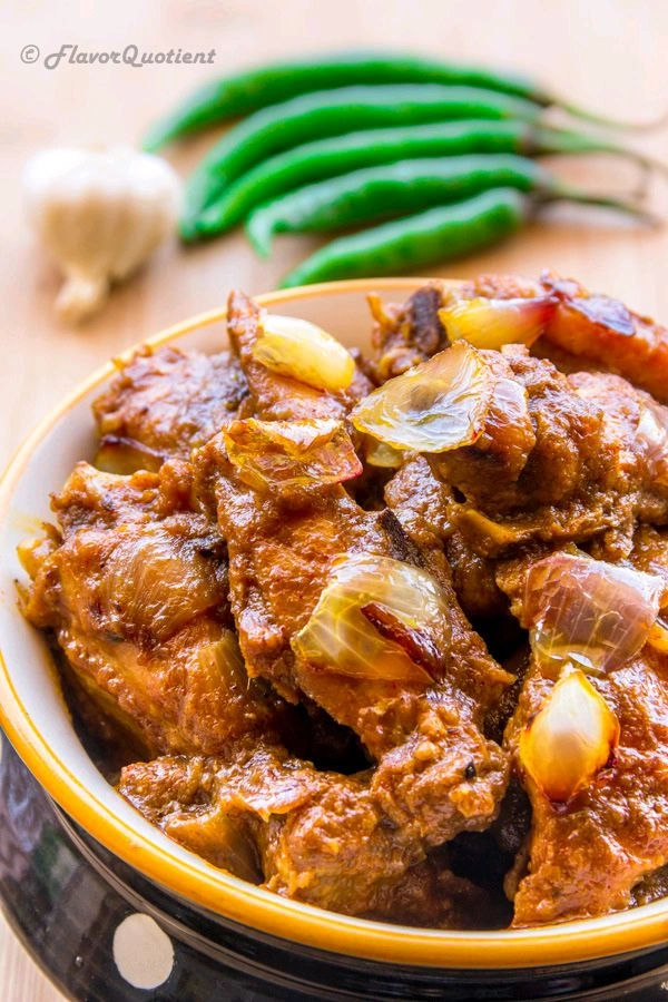 Chicken Do Pyaza Half