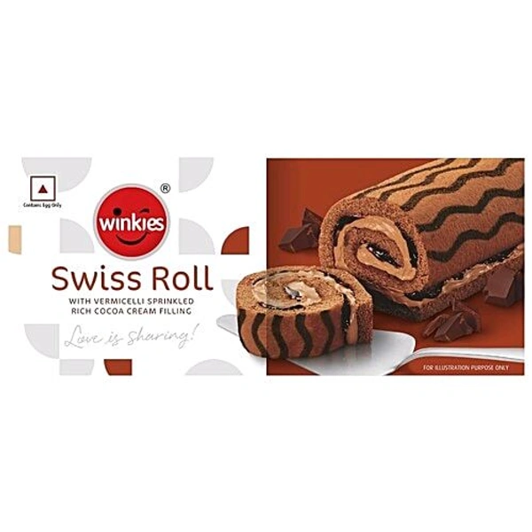 Winkies Swiss Roll Chocolate