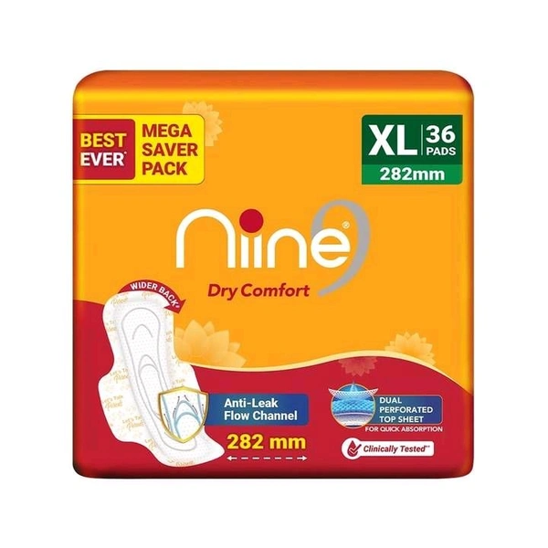 Niine Dry Comfort Sanitary Pads 1pack 36pcs