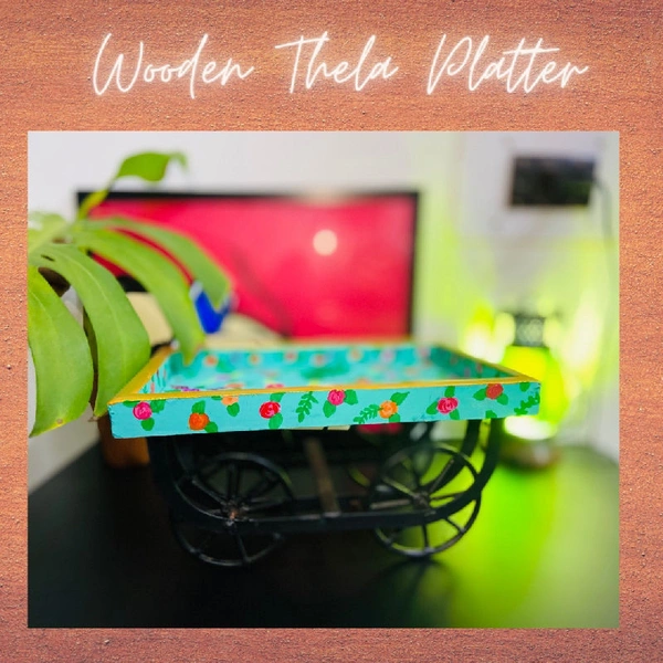Wooden thela Platter