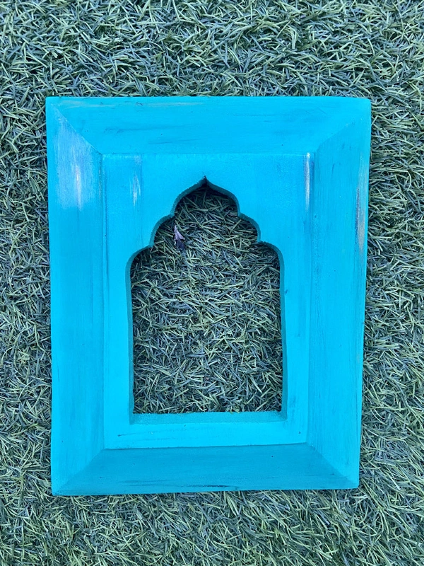 Teal jharokha Plain