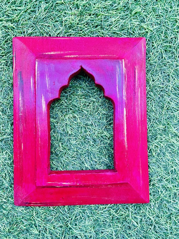Pink jharokha Frame