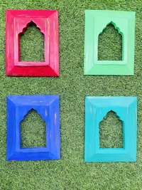 Pink jharokha Frame