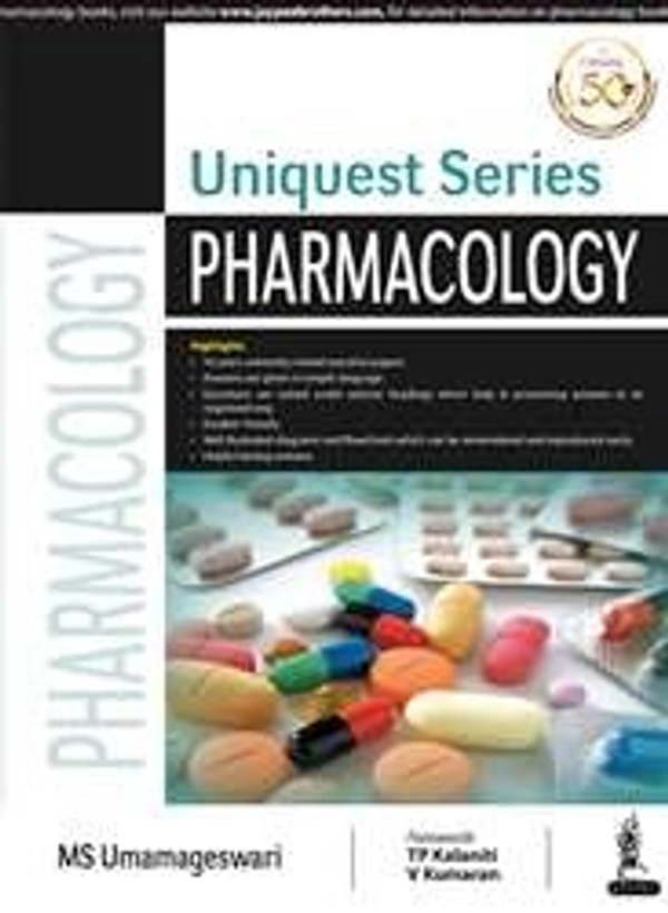 UNIQUEST SERIES PHARMACOLOGY - 9789352705665, MS UMAMAGESWARI, JAYPEE, PAPERBACK