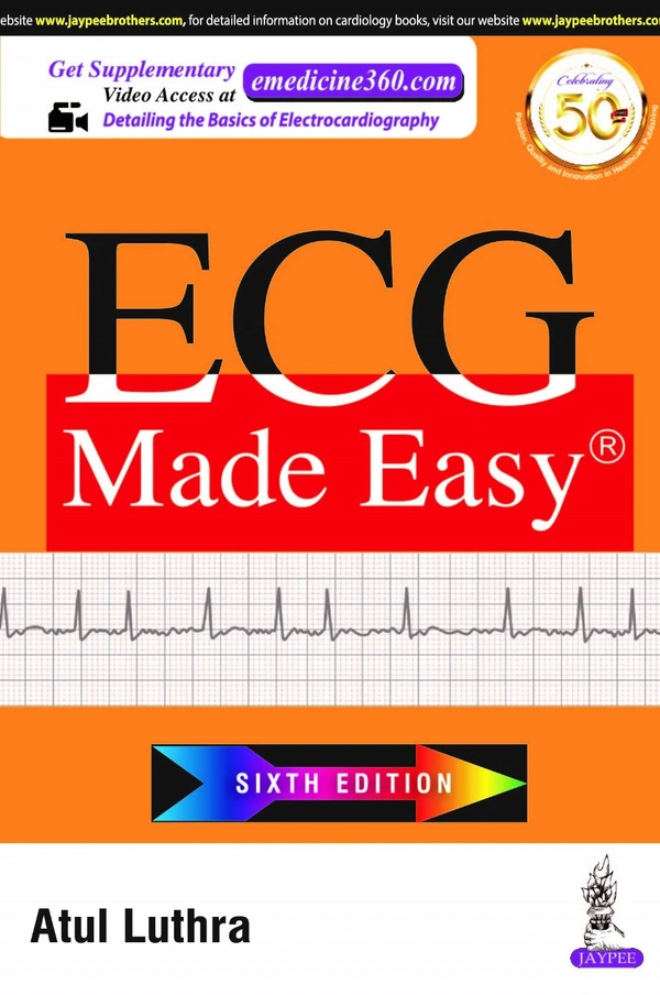 ECG MADE EASY - 9789389188721, ATUL LUTHRA, JAYPEE