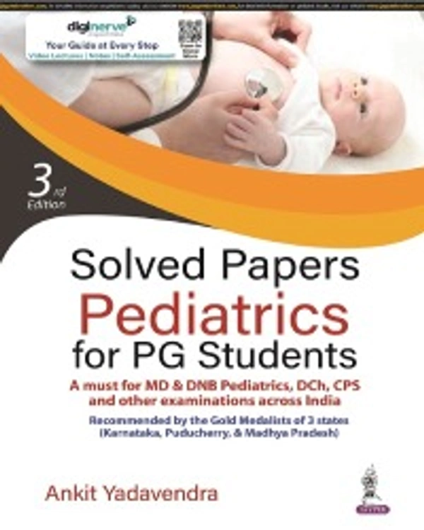 SOLVED PAPERS PEDIATRICS FOR PG STUDENTS - 9789354657504, ANKIT YADAVENDRA, JAYPEE, PAPERBACK