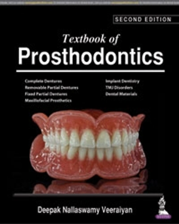 TEXTBOOK OF PROSTHODONTICS - 9789351524441, DEEPAK NALLASWAMY VEERAIYAN, JAYPEE, HARDBOUND
