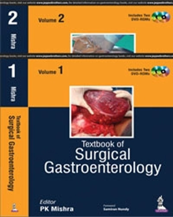 TEXTBOOK OF SURGICAL GASTROENTEROLOGY (2VOLS) WITH TWO DVD-ROMS - 9789351529989, PK MISHRA, JAYPEE