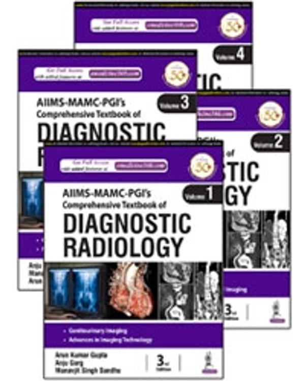 AIIMS-MAMC-PGI'S COMPREHENSIVE TEXTBOOK OF DIAGNOSTIC RADIOLOGY (4 VOLS) - 9789390595556, MANAVJIT SINGH SANDHU, JAYPEE