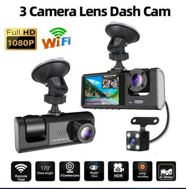 3 LENS DASH CAM 