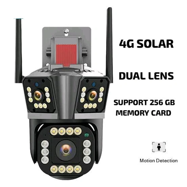 4G SOLAR DUAL LENS OUTDOOR PTZ CAMERA 