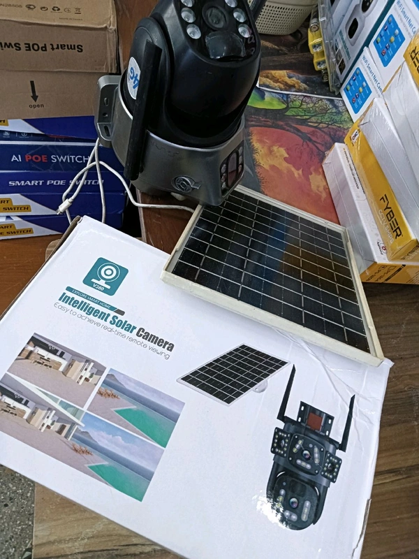 4g Solar. Double Lens Camera V380..