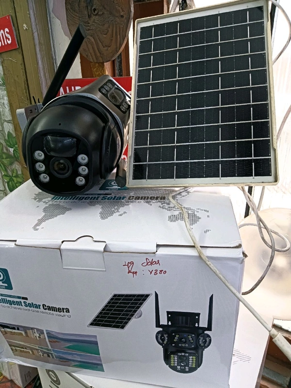 4g Solar. Double Lens Camera V380..100 No