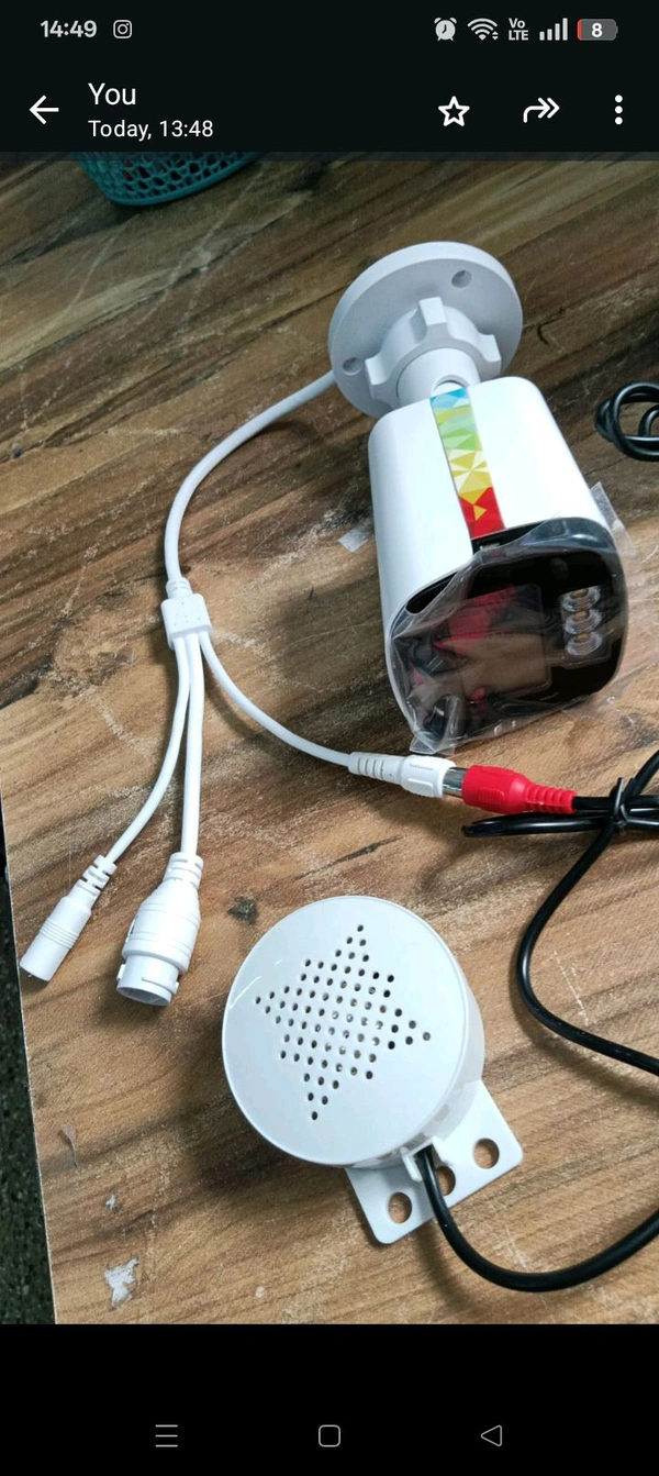 2way Audio Ip Camera..Mic Speaker..5 Yr 