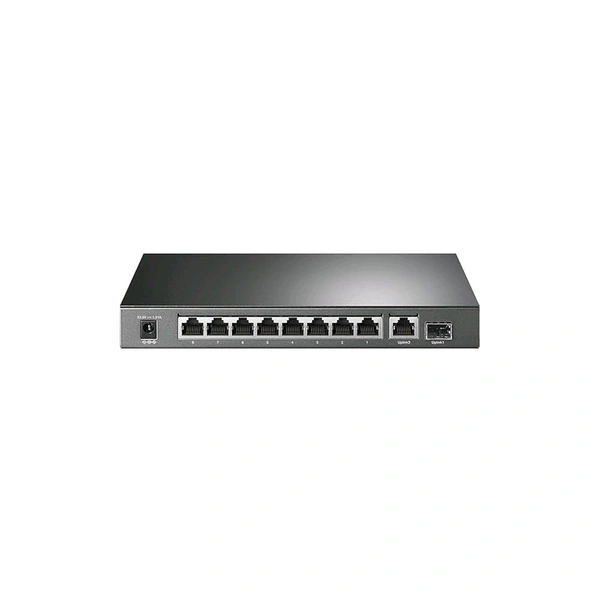 POE SWITCH 8CH UPLINK GIGA 