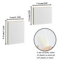 TRANSPARENT STICKY NOTES WITHOUT BOX (100 SHEETS)