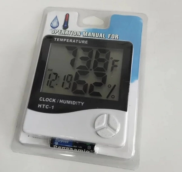 Thermometer With Alarm Clock