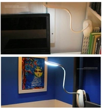 DESK LAMP WHITE WITH CLIP