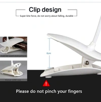DESK LAMP WHITE WITH CLIP