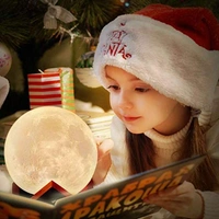 Moon Light 3D 7 Color Moon Night Lamp