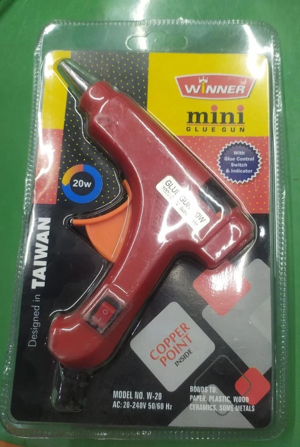 WINNER MINI GLUE GUN 20w  - red