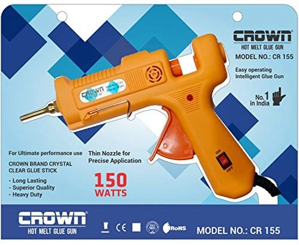 CROWN GLUE GUN LONG Nozzle 150 WATT - model no: CR 155