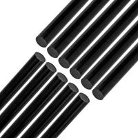 GLUE STICK 11MM 8 INCH BLACK - black