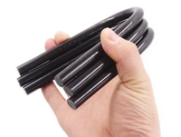 GLUE STICK 11MM 8 INCH BLACK - black