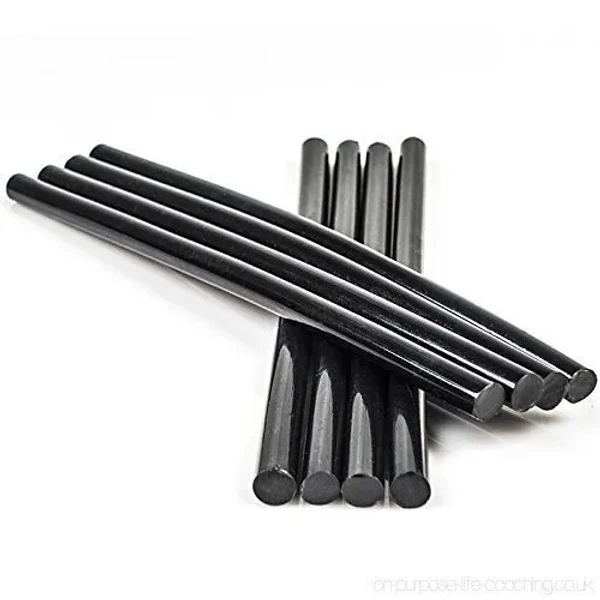 11mm 8 Inch Glue stick  - black