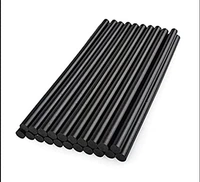 GLUE STICK 11MM 8 INCH BLACK - black