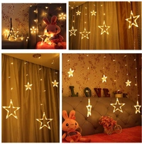 Decorative Star Curtain Led Lights