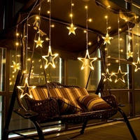 Decorative Star Curtain Led Lights