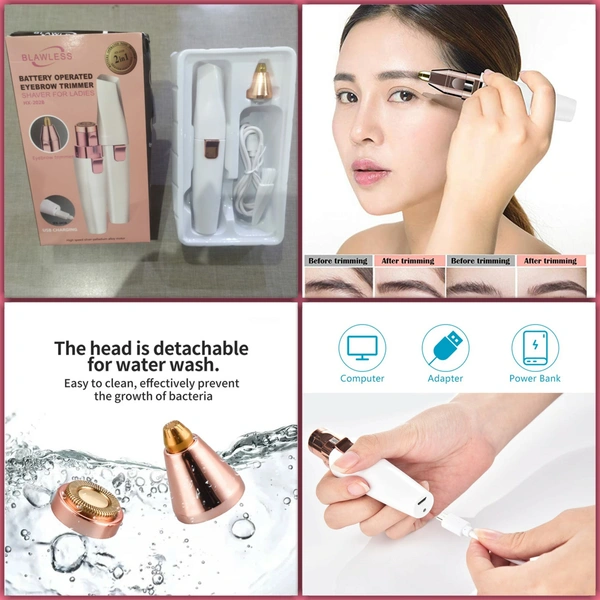 FLAWLESS BATTERY OPERATED EYEBROW TRIMMER