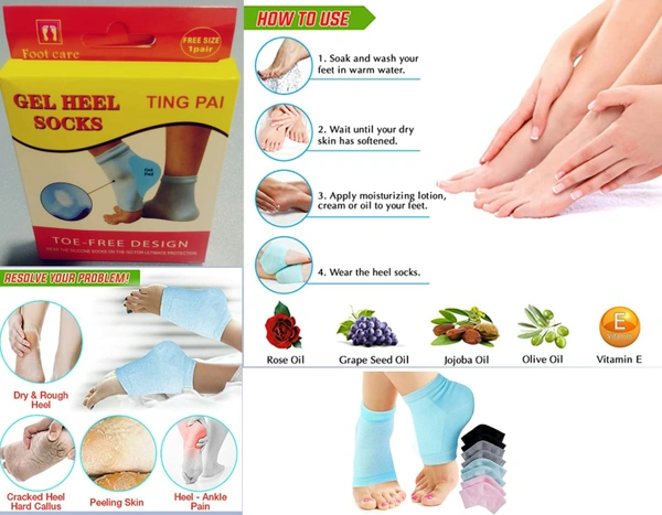 GEL HEEL SOCKS