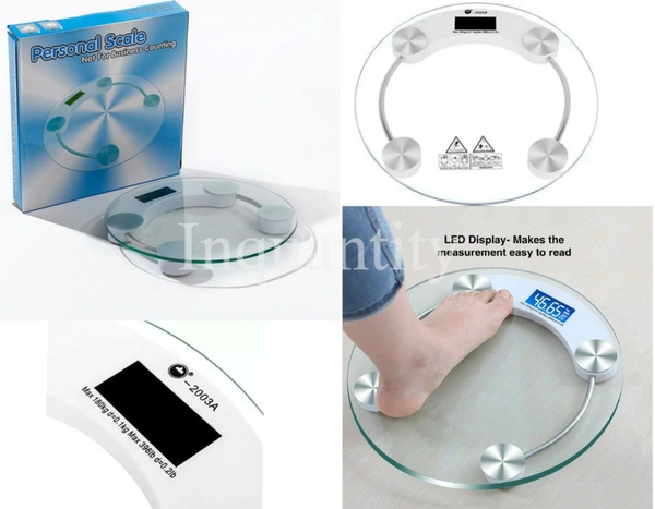 PERSONAL SCALE TRANSPARENT 8MM 180KG 10PB