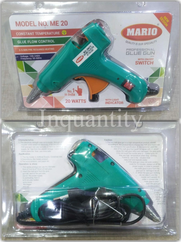 MARIO GLUE GUN 20 WATT GREEN (96 PCS IN 1 Ctn)