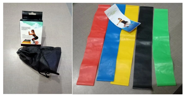 RESISTANCE LOOP EXERCISE BANDS 5PC SET 200PB