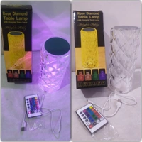 ROSE DIAMOND CRYSTAL LAMP