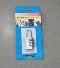 LOCK NUMBER STEEL (S)3 CODE CH-17E (PACK OF 12)360PB