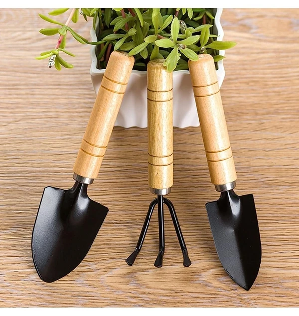 GARDEN TOOLS SMALL BLACK